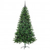 Choinka z 150 diodami LED z podstawą Zielony 150 cm PE