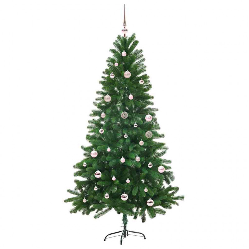 Choinka z 150 diodami LED z podstawą Zielony 150 cm PE