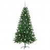 Choinka z 150 diodami LED z podstawą Zielony 150 cm PE