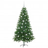 Choinka z 150 diodami LED z podstawą Zielony 150 cm PE
