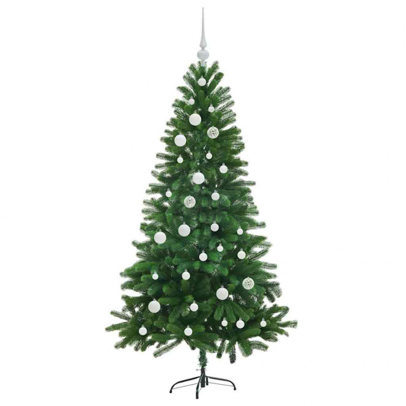 Choinka z 150 diodami LED z podstawą Zielony 150 cm PE