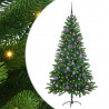 Choinka z 150 diodami LED z podstawą Zielony 150 cm PE