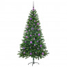 Choinka z 150 diodami LED z podstawą Zielony 150 cm PE