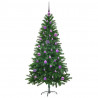 Choinka z 150 diodami LED z podstawą Zielony 150 cm PE