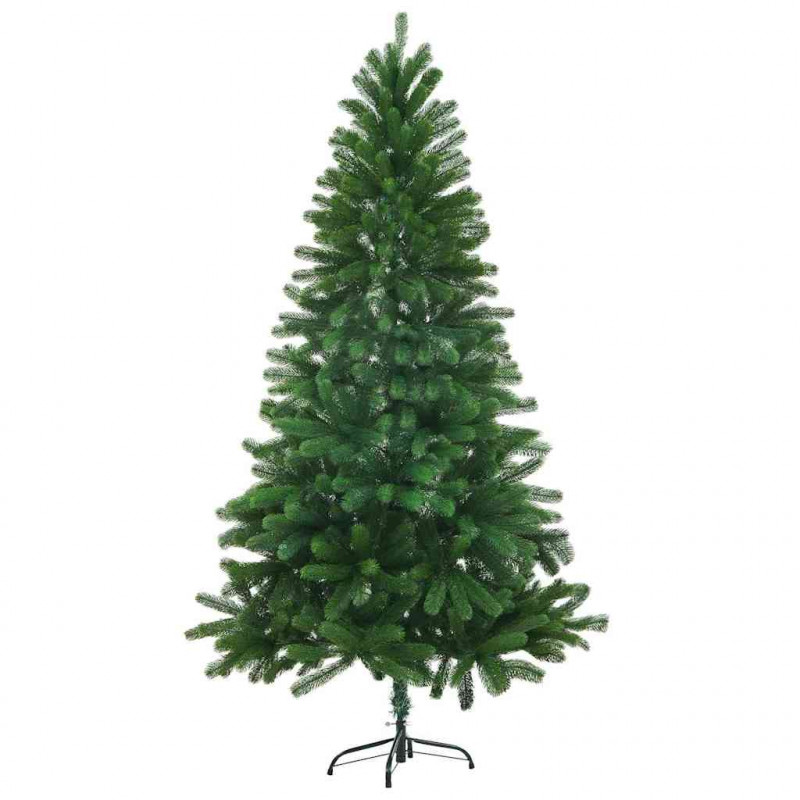 Choinka z 150 diodami LED z podstawą Zielony 150 cm PE