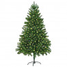 Choinka z 300 diodami LED z podstawą Zielony 180 cm PE