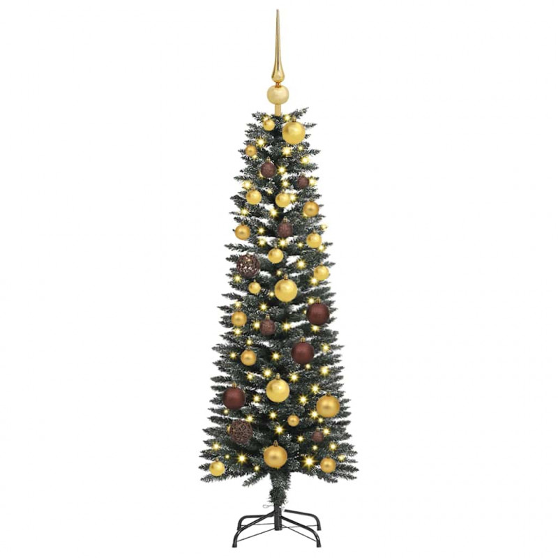 Sztuczna choinka z podstawą Zielony 120 cm PVC, plastik i stal