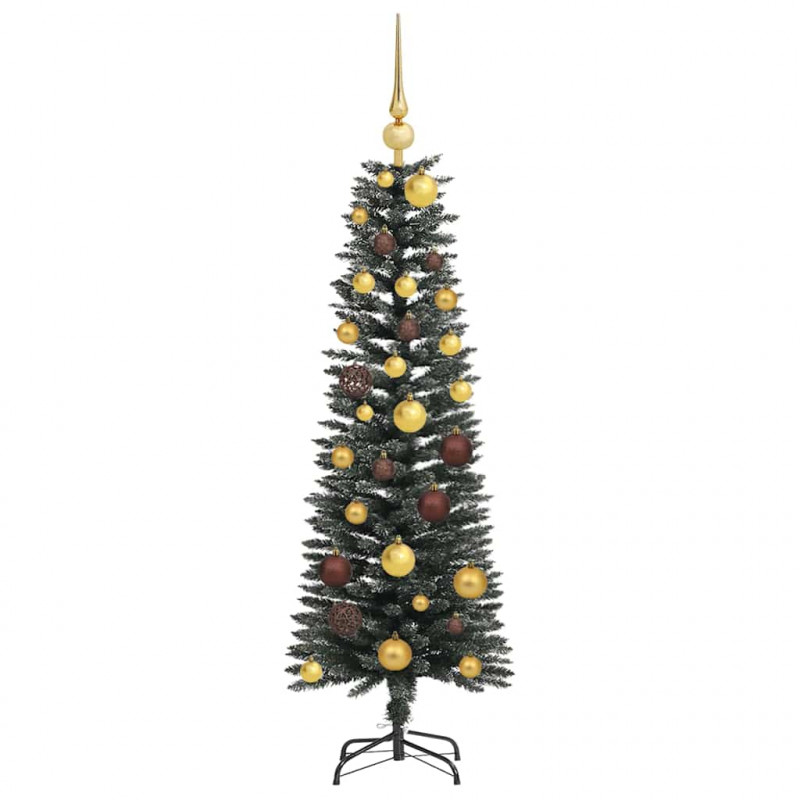 Sztuczna choinka z podstawą Zielony 120 cm PVC, plastik i stal