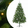 Choinka z 300 diodami LED z podstawą Zielony 180 cm PE