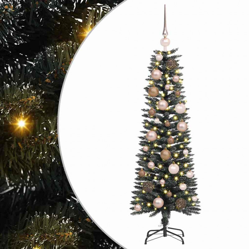 Sztuczna choinka z podstawą Zielony 120 cm PVC, plastik i stal