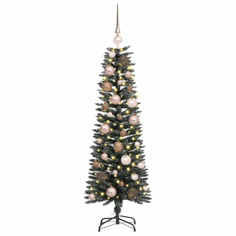 Sztuczna choinka z podstawą Zielony 120 cm PVC, plastik i stal