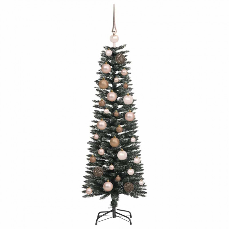 Sztuczna choinka z podstawą Zielony 120 cm PVC, plastik i stal