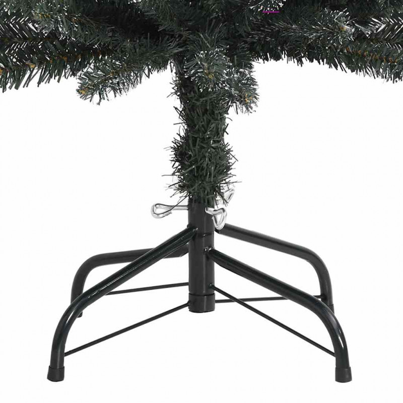 Sztuczna choinka z podstawą Zielony 120 cm PVC, plastik i stal