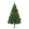 Choinka z 300 diodami LED z podstawą Zielony 180 cm PE