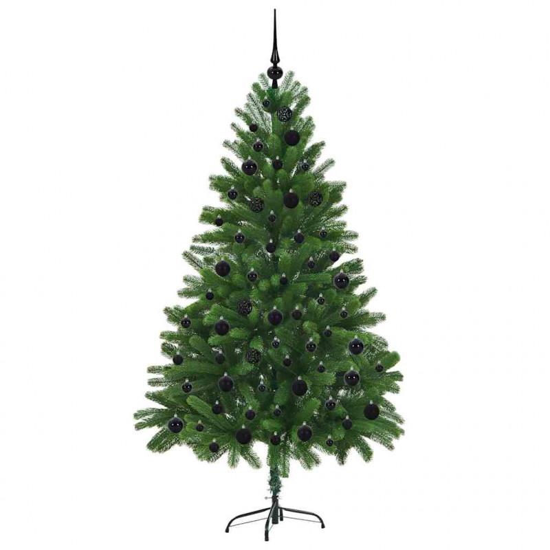 Choinka z 300 diodami LED z podstawą Zielony 180 cm PE