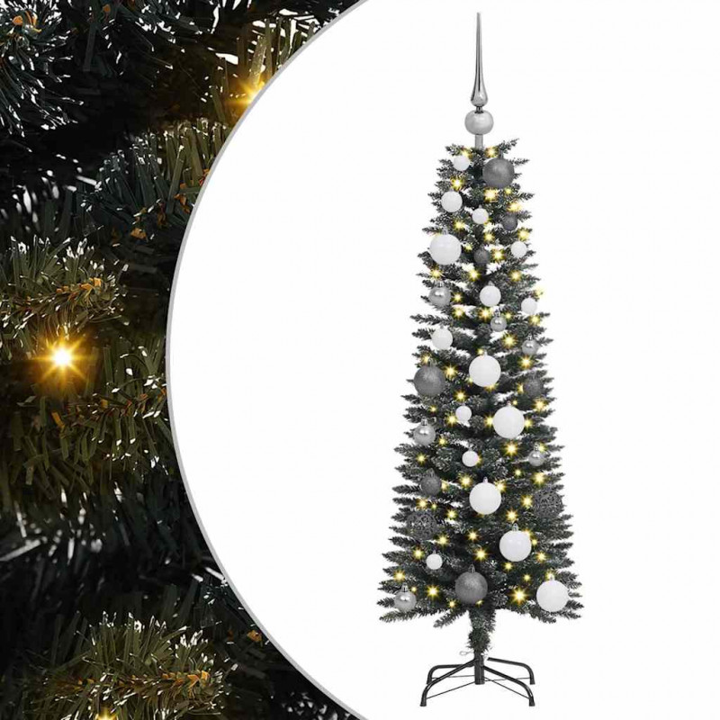 Sztuczna choinka z podstawą Zielony 120 cm PVC, plastik i stal