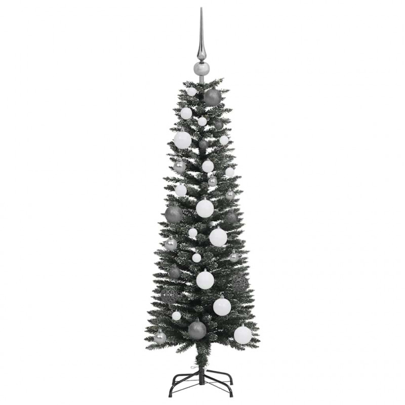 Sztuczna choinka z podstawą Zielony 120 cm PVC, plastik i stal