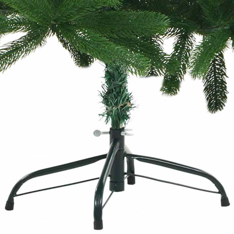 Choinka z 300 diodami LED z podstawą Zielony 180 cm PE