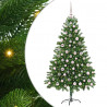 Choinka z 300 diodami LED z podstawą Zielony 180 cm PE