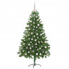 Choinka z 300 diodami LED z podstawą Zielony 180 cm PE