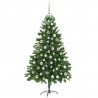 Choinka z 300 diodami LED z podstawą Zielony 180 cm PE
