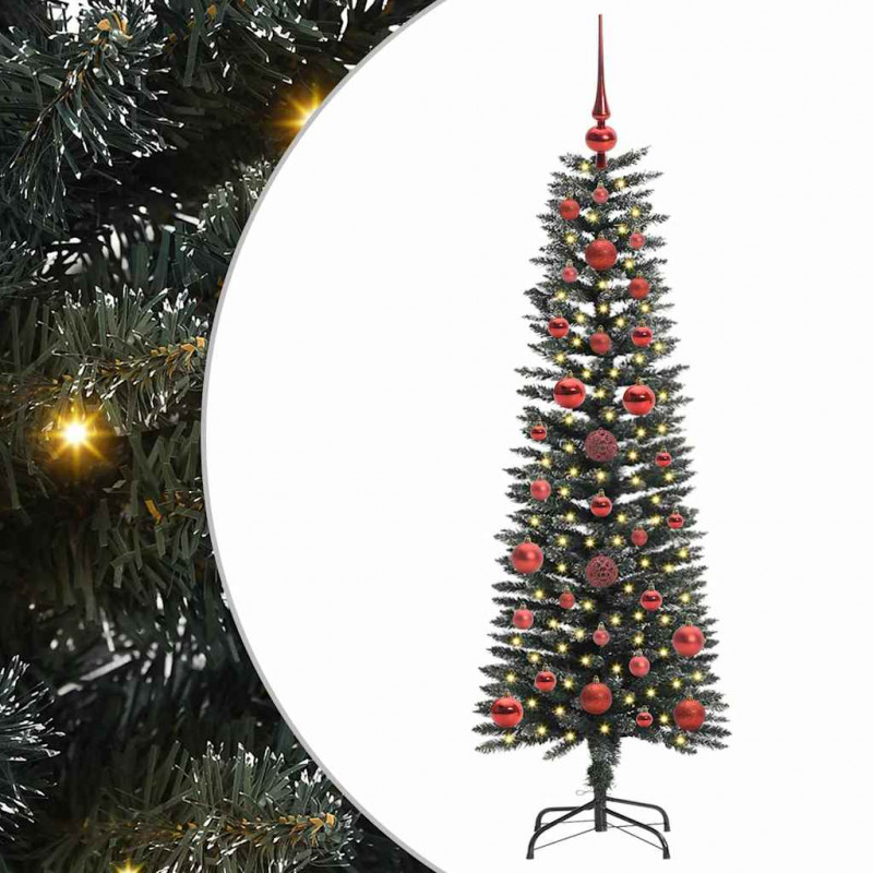 Sztuczna choinka z podstawą Zielony 120 cm PVC, plastik i stal
