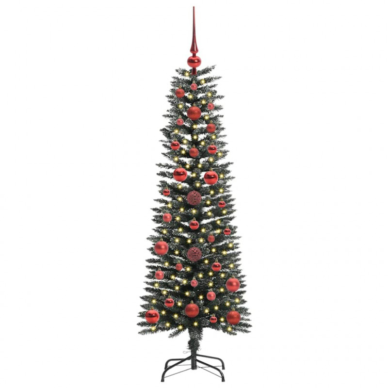 Sztuczna choinka z podstawą Zielony 120 cm PVC, plastik i stal