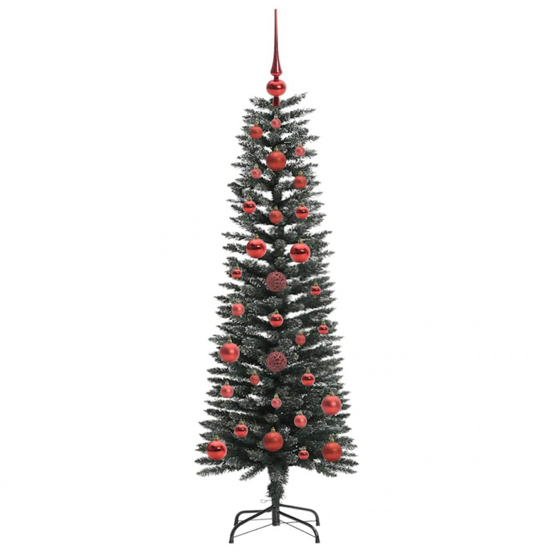 Sztuczna choinka z podstawą Zielony 120 cm PVC, plastik i stal