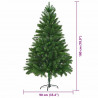 Choinka z 300 diodami LED z podstawą Zielony 180 cm PE