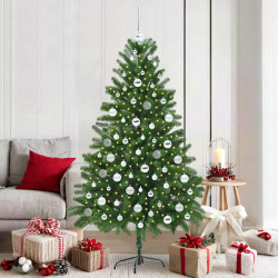 Choinka z 300 diodami LED z podstawą Zielony 180 cm PE