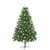 Choinka z 300 diodami LED z podstawą Zielony 180 cm PE
