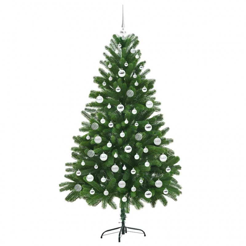 Choinka z 300 diodami LED z podstawą Zielony 180 cm PE