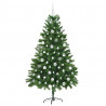 Choinka z 300 diodami LED z podstawą Zielony 180 cm PE