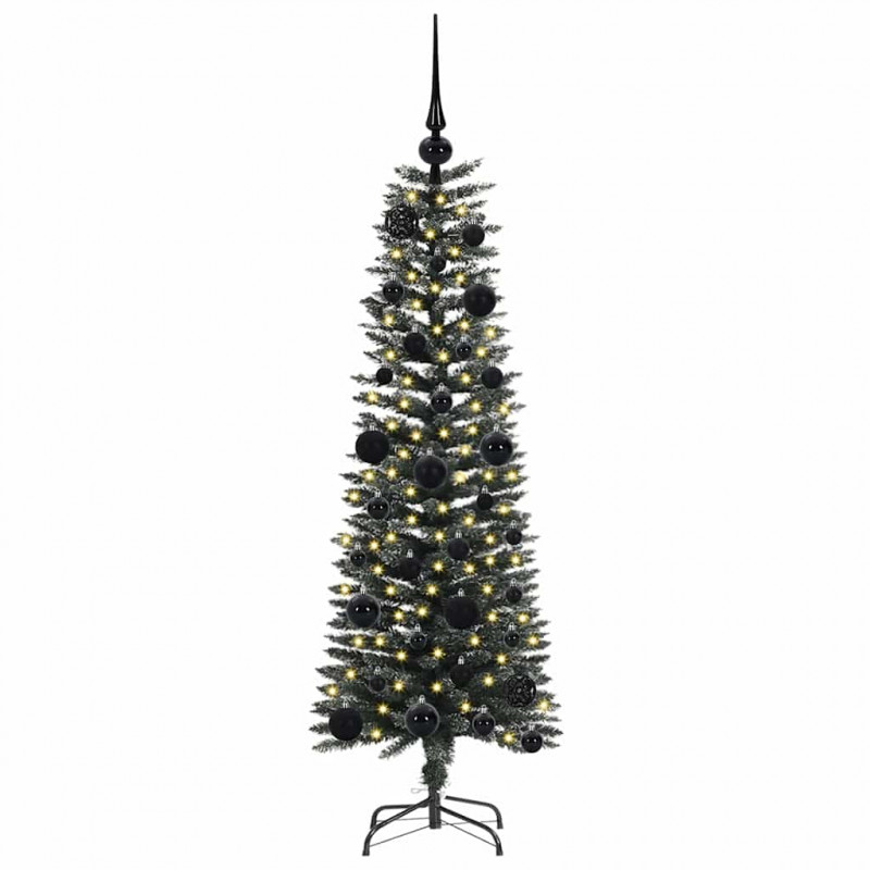 Sztuczna choinka z podstawą Zielony 120 cm PVC, plastik i stal