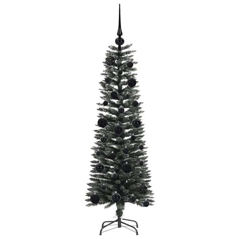 Sztuczna choinka z podstawą Zielony 120 cm PVC, plastik i stal