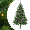 Choinka z 300 diodami LED z podstawą Zielony 180 cm PE