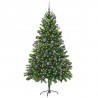 Choinka z 300 diodami LED z podstawą Zielony 180 cm PE