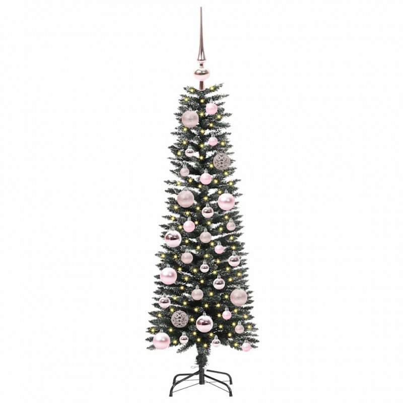Sztuczna choinka z podstawą Zielony 120 cm PVC, plastik i stal