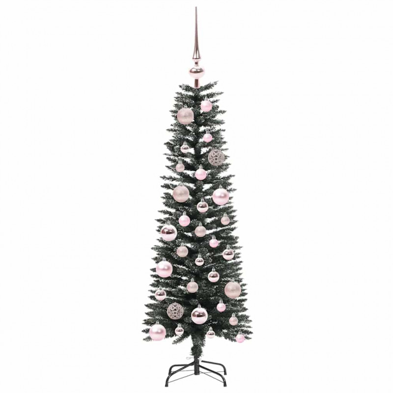 Sztuczna choinka z podstawą Zielony 120 cm PVC, plastik i stal