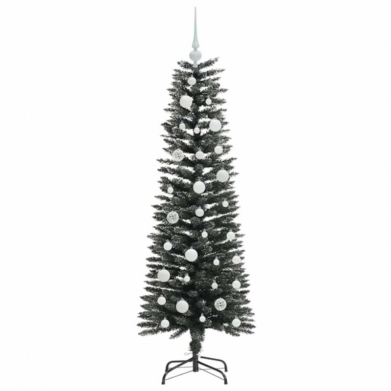Sztuczna choinka z podstawą Zielony 120 cm PVC, plastik i stal