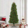Choinka z 300 diodami LED z podstawą Zielony 240 cm PE
