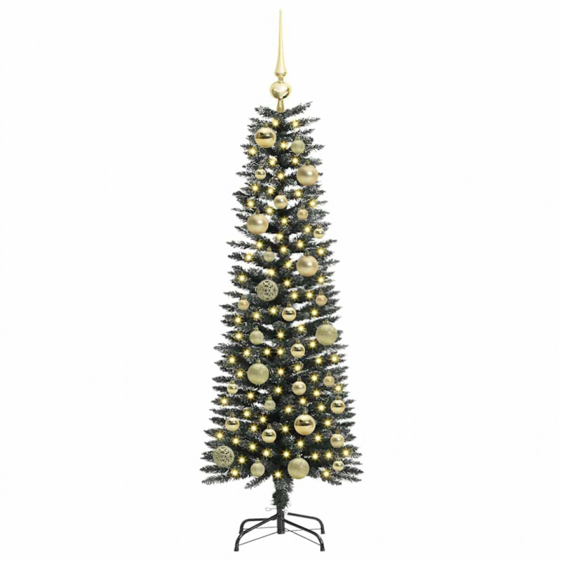 Sztuczna choinka z podstawą Zielony 120 cm PVC, plastik i stal