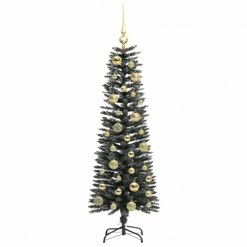 Sztuczna choinka z podstawą Zielony 120 cm PVC, plastik i stal