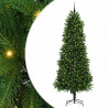 Choinka z 300 diodami LED z podstawą Zielony 240 cm PE