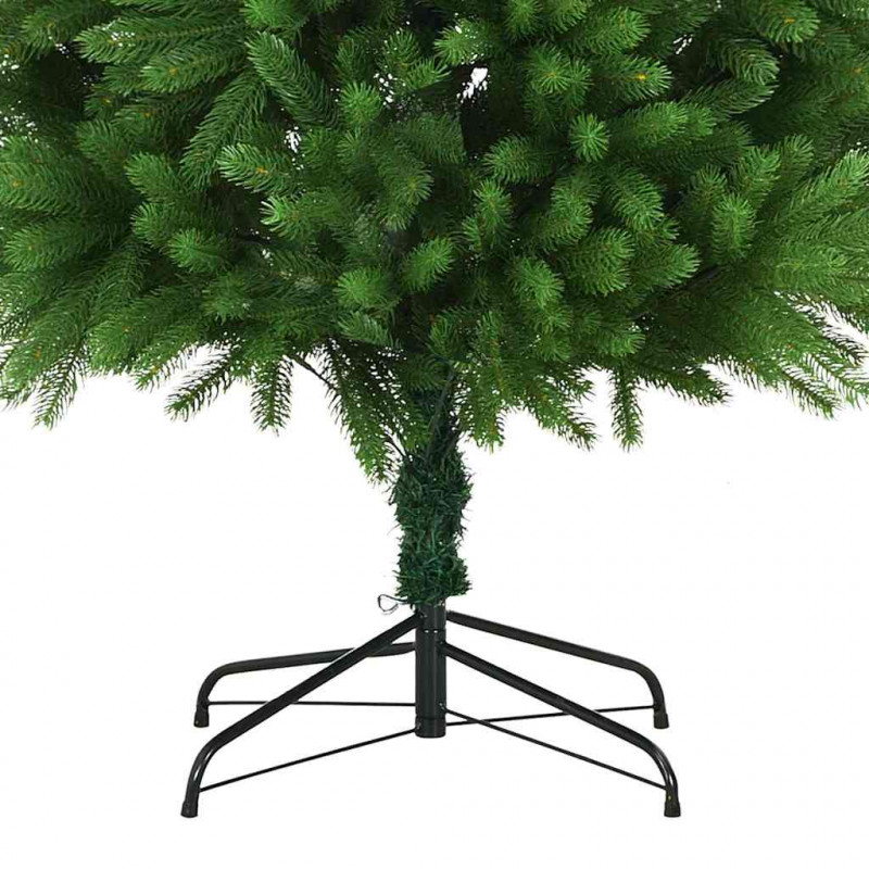 Choinka z 300 diodami LED z podstawą Zielony 240 cm PE