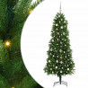 Choinka z 300 diodami LED z podstawą Zielony 240 cm PE