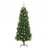 Choinka z 300 diodami LED z podstawą Zielony 240 cm PE