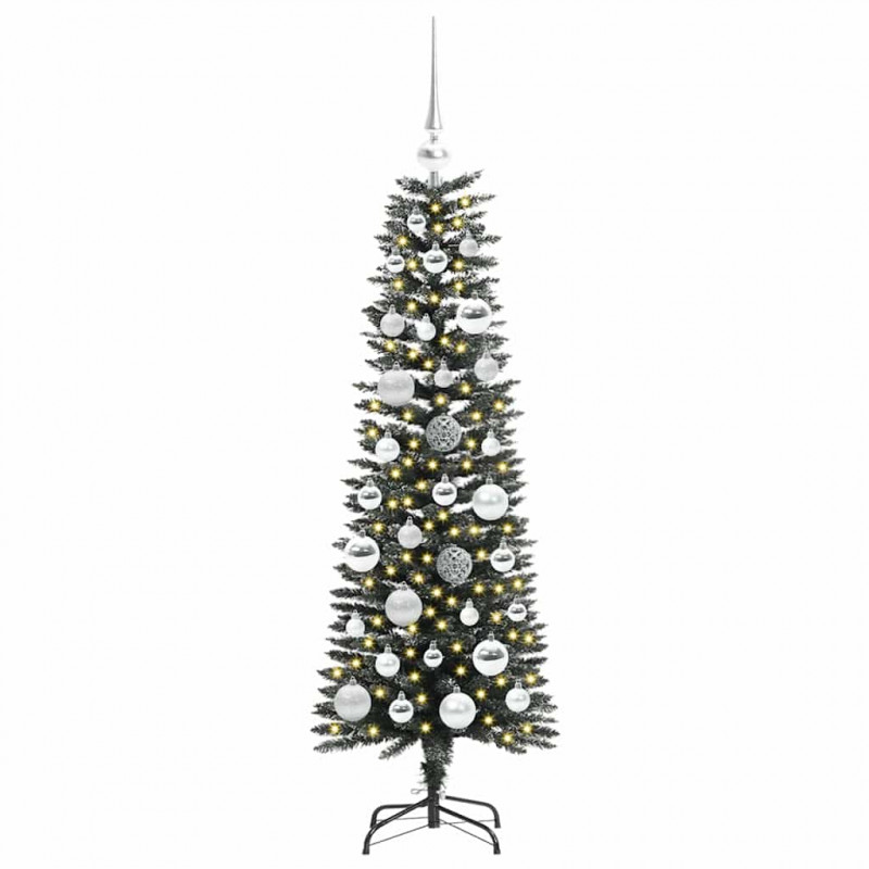 Sztuczna choinka z podstawą Zielony 120 cm PVC, plastik i stal