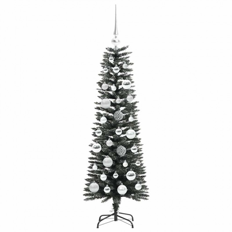 Sztuczna choinka z podstawą Zielony 120 cm PVC, plastik i stal