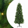 Choinka z 300 diodami LED z podstawą Zielony 240 cm PE